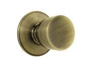 Schlage F10 BEL 609 16 080 10 027 Bell Hall and Closet Knob Antique Brass