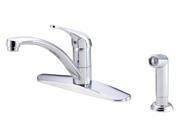Danze D407112 Melrose Single Handle Kitchen Faucet with Matching Spray Chrome