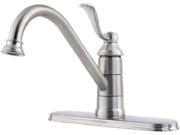 Pfister GT34 1PS0 Portland 1 Handle Kitchen Faucet Stainless Less