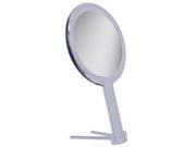 Zadro 2 Sided Hand Held Mirror With Stand 1X to 7X Model No. FH27