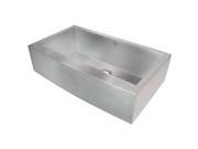 Artisan Chef Pro Farmhouse Apron Front Stainless Stl 35 3 4x20 3 4x10 0 Hole 1 Bowl Kitchen Sink CPAZ3621 D10