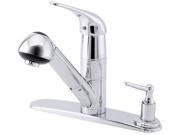 Danze D455612 Melrose Single Handle Kitchen Faucet with Classic Pull Out Spout Chrome