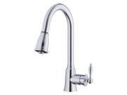 Danze D454510 Prince Pull Down Kitchen Faucet Chrome