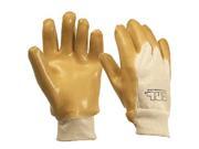 CRL Knit Wrist Smooth Natural Rubber Palm Gloves 10