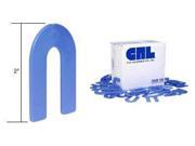 CRL Blue 1 16 x 2 Plastic Horseshoe Shims Package