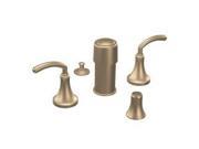 Moen Brushed bronze two handle bidet faucet TS5215BB