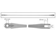 CRL Tension Rod End Fittings for 16mm Rod Set of 2 270116