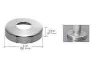 CRL Brushed Stainless Base Flange Cover for 1 1 4 Schedule 40 Pipe Rail CR12SPCBS