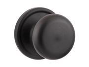 Kwikset Hancock Iron Black Hall Closet Knob ZZ720H 514 6AL RCS