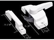 CRL White Window Sash Lock w 2 1 16 Screw Holes F2588