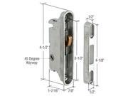 CRL 7 8 Wide Mortise Lock and Keeper w 3 1 2 Screw Holes w 45 Deg. Keyway E2487