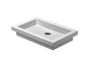 Duravit 2nd Floor washbowl with wondergliss surface finish 03175800001