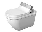 Duravit Toilet wall mounted Starck 3 white washd. Durafix2 for SensoWash C 2226590000