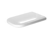 Duravit Happy D.2 Toilet seat and cover removable hinges stainless steel without automatic closure 0064610000