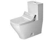Duravit DuraStyle Two Piece toilet bowl white siphon jet elongated HET for Sensowash C 2160510000