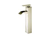 Belle Foret FS1A4302SN Schon Single Hole 1 Handle High Arc Bathroom Faucet in Satin Nickel DISCONTINUED