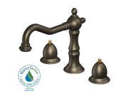 Belle Foret FW0CZ200RBP Transitional 8 in. Widespread 2 Handle High Arc Bathroom Faucet in Oil Rubbed Bronze Handles not included