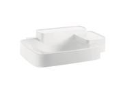 Hansgrohe 19942000 Axor Bouroullec Wall Mounted Bathroom Sink in White