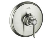 Hansgrohe 16824821 Axor 1 Handle Montreux Valve Trim Kit in Brush Nickel Valve Not Included