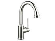 Unbranded 04215830 Talis C Single Handle Kitchen Faucet in Polish Nickel
