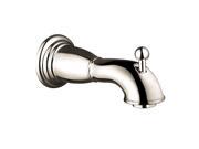 Hansgrohe 06089830 Tango C Wall Mount Tub Spout w Diverter in Polish Nickel