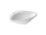 Hansgrohe 42310000 Axor Massaud Drop In Sink in White