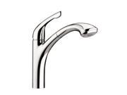 Unbranded 04076000 Allegro E Single Hole Pull Out Sprayer Kitchen Faucet in Chrome