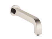 Hansgrohe 39411821 Citterio 8.88 in. Long Tub Spout in Brushed Nickel