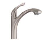 Hansgrohe 4076860 Allegro E Single Handle Pull Out Sprayer Kitchen Faucet in Steel Optik