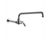 Chicago Faucets 334 ABCP Wall Mounted Pot Filler