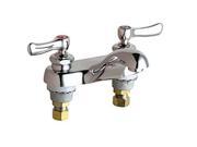 Chicago Faucets 802 ABCP 4 Inch Centerset Lavatory Faucet w Lever Handles Chrome