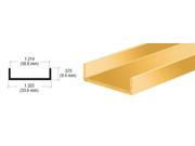CRL Brite Gold Anodized Aluminum Door Jamb Extrusion D7016BGA