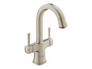 Grohe 21108EN0 Grandera Deck Mount 2 Handle High Arc Bathroom Faucet inBrush Nickel InfinityFinish
