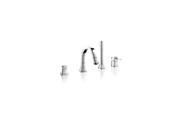Grohe 19936000 Grandera Single Handle Deck Mount Roman Tub Faucet w Personal Handshower inBrush Nickel InfinityFinish
