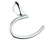 Grohe 40327000 Chiara Towel Ring Toilet Paper Holder in Chrome