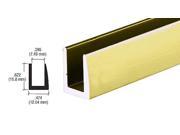 CRL Gold Anodized 1 4 Single Channel With 5 8 High Wall D622GA