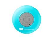 SDD Waterproof Bluetooth Shower Speaker With Suction Cup in Blue