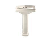 American Standard 0555.401.222 Portsmouth Pedestal Sink with 4 Faucet Spacing