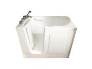 American Standard 3151.201.CLW Gelcoat 31 x 51 in. Walk In Combo Massage with Left Hand Drain White