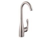 Hansgrohe 14801801 Allegro E Single-Handle Bar Faucet in Steel Optik Hansgrohe 14801801 Allegro E Single-Handle Bar Faucet in Steel Optik