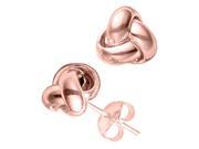 14k Gold Love Knot Stud Earrings 6mm