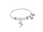 Dolphin Charm Expandable Tween Bangle Bracelet