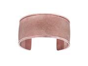 Rose Glitter Bracelet Cuff In Stainless Steel