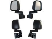 PAIR OF SIDE MIRROR FITS JEEP WRANGLER 2003 2006 55395060AD 3335408R3MFM 4130011