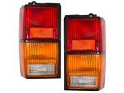 PAIR OF TAIL LIGHTS FIT JEEP CHEROKEE 1984 1996 CH2801105 4720500 CH2800105