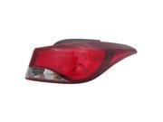 NEW OUTER RIGHT TAIL LIGHT FITS HYUNDAI ELANTRA 2014 2016 HY2805131 92402 3Y500
