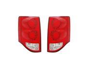NEW PAIR OF TAIL LIGHTS FIT DODGE GRAND CARAVAN 2013 2014 5182535AD 5182534AD