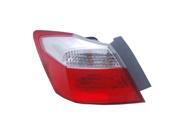 NEW OUTER LEFT TAIL LIGHT FITS HONDA ACCORD HYBRID 2014 HO2804101 33550-T2A-A01 NEW OUTER LEFT TAIL LIGHT FITS HONDA ACCORD HYBRID 2014 HO2804101 33550-T2A-A01