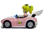 Nintendo Mario Kart Wii Pull Back Car Mini Figure 3 Princess Peach Japanese Import