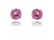 2.00CTW Created Pink Sapphire Set In Solid Sterling Silver